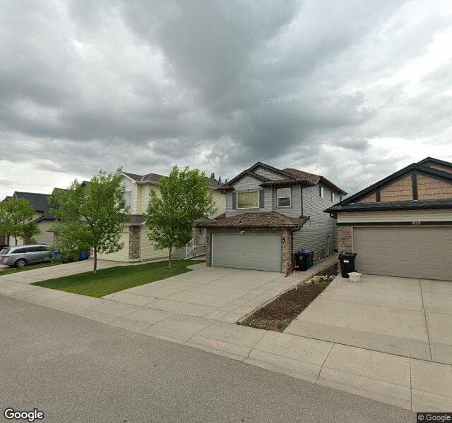 Street view of 408 Bridlemeadows Common SW, Calgary