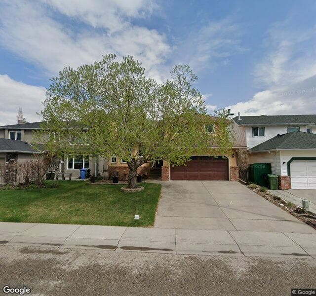 Street view of 157 Hawktree Green NW, Calgary