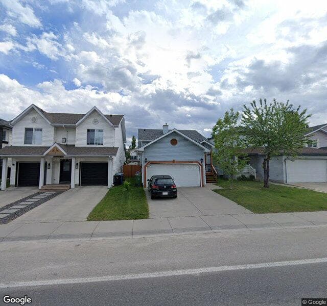 Street view of 10725 Hidden Valley Drive NW, Calgary