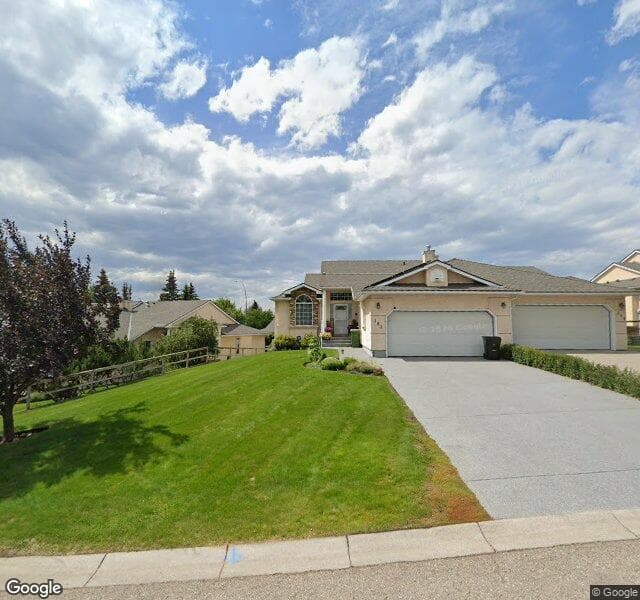 Street view of 163 Sierra Morena Terrace SW, Calgary