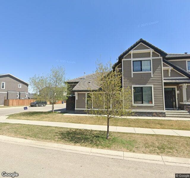Street view of 121 Sage Bank Crescent NW, Calgary