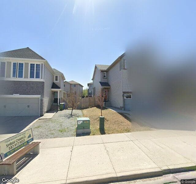 Street view of 266 Sage Valley Drive NW, Calgary