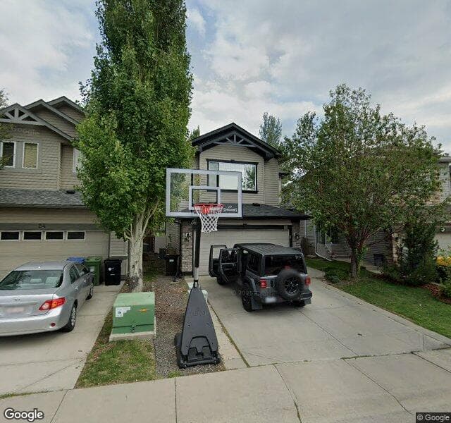 Street view of 20 Tuscany Ravine Court NW, Calgary