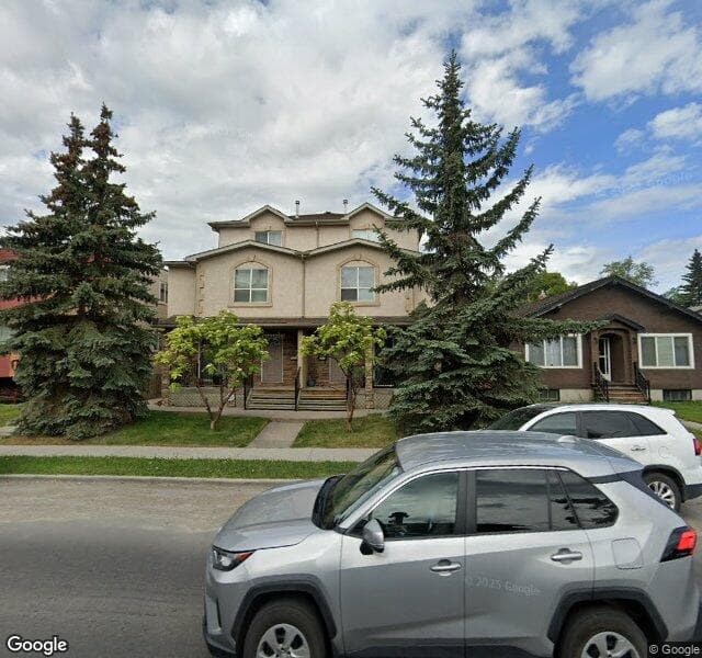 Street view of 1-1617 4 Street NW, Calgary