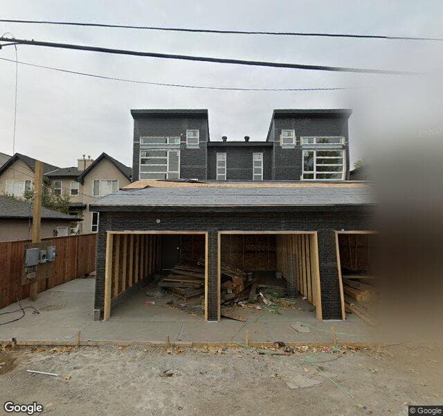 Street view of 1-2410 24A Street SW, Calgary