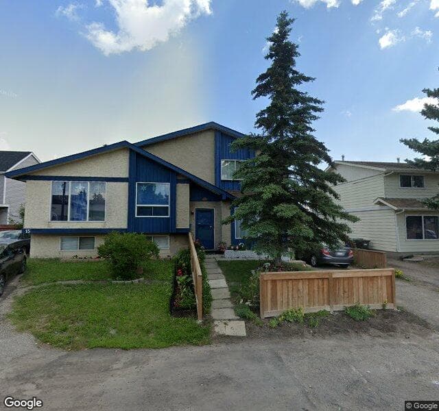 Street view of 13 Radcliffe Close SE, Calgary
