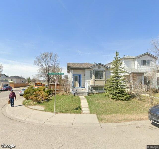 Street view of 160 Martin Crossing Manor NE, Calgary