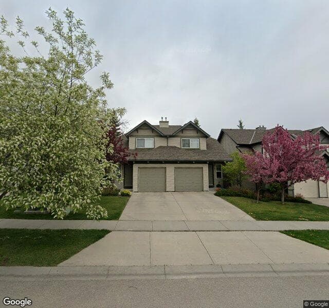 Street view of 150 Everstone Place SW, Calgary