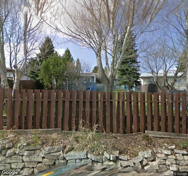 Street view of 1418 Hunterbrook Road NW, Calgary
