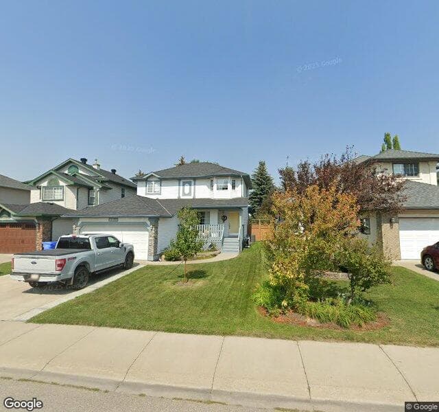 Street view of 10822 Valley Springs Road NW, Calgary