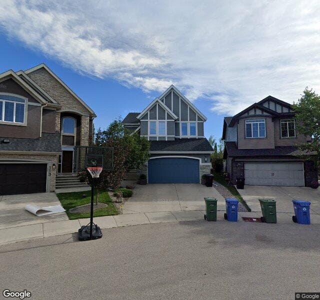 Street view of 109 Aspenshire Crescent SW, Calgary