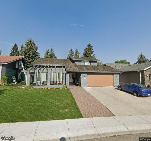 Street view of 156 Oakmount Road SW, Calgary