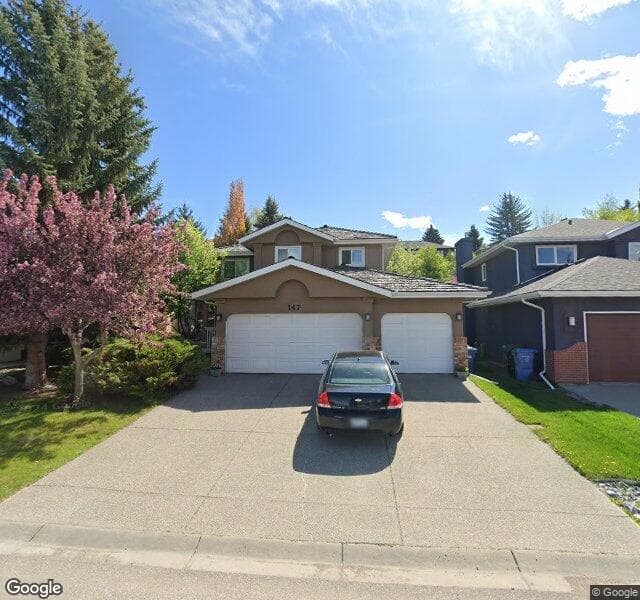 Street view of 147 Mount Reliant Place SE, Calgary
