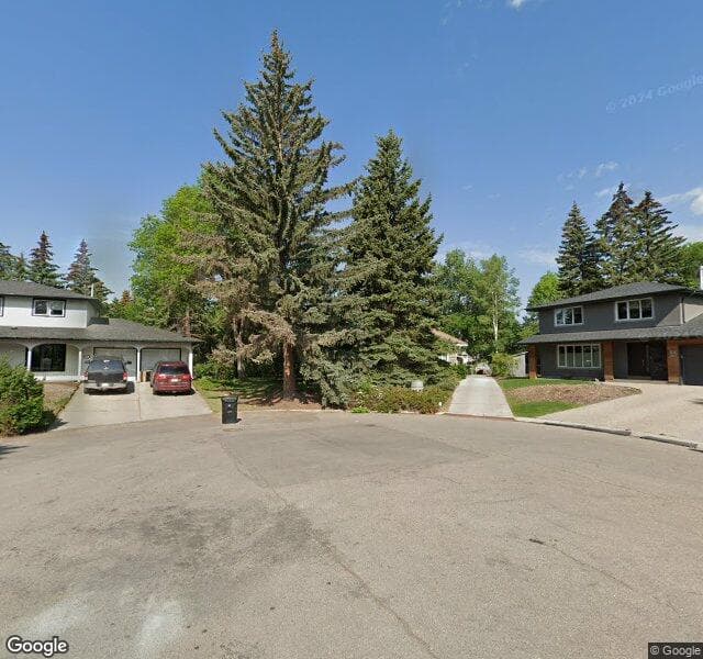 Street view of 10 Varsfield Place NW, Calgary