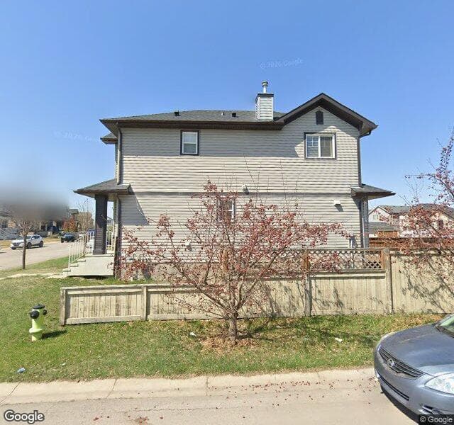 Street view of 44 Saddlebrook Gardens NE, Calgary