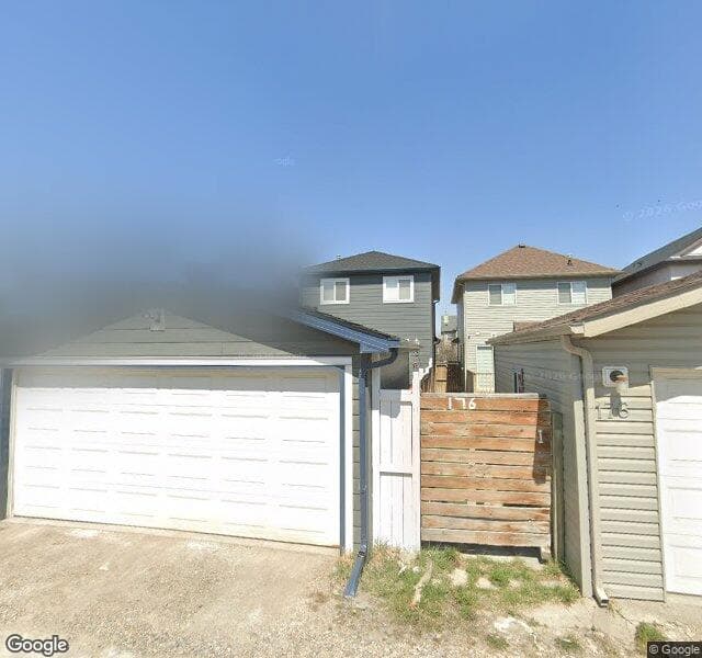 Street view of 172 Saddlecrest Place NE, Calgary