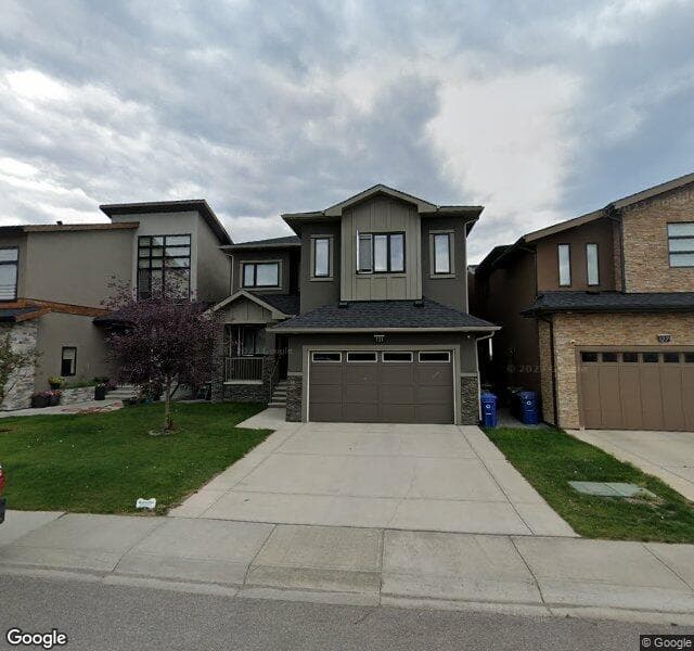 Street view of 131 Aspen Summit View SW, Calgary