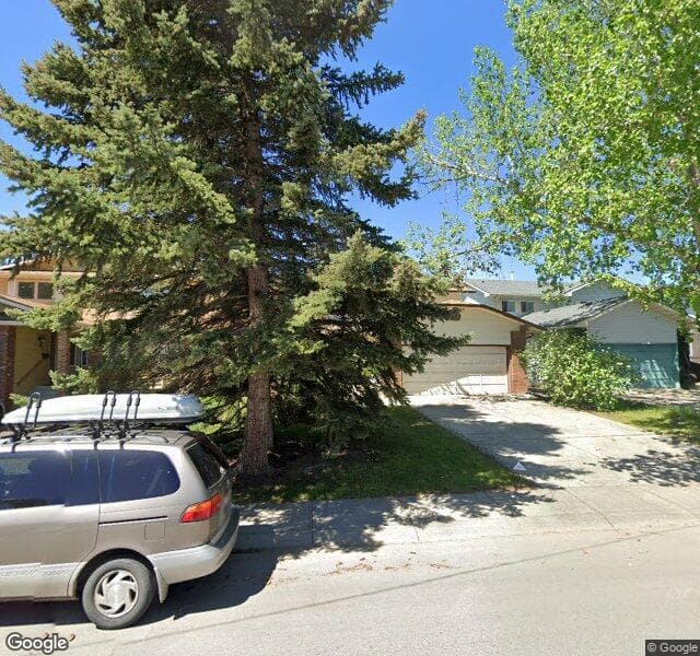 Street view of 19 Woodfield Drive SW, Calgary