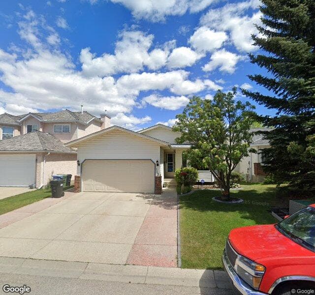 Street view of 145 Hawkbury Close NW, Calgary