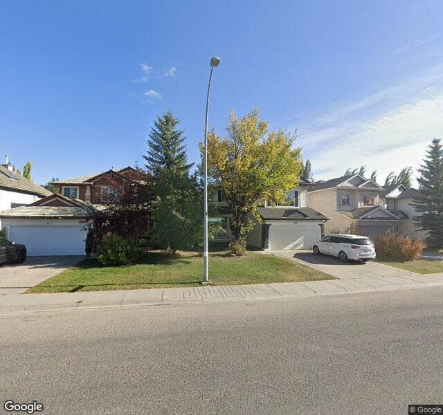 Street view of 371 Chaparral Drive SE, Calgary