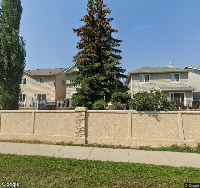 Street view of 298 Cougarstone Circle SW, Calgary