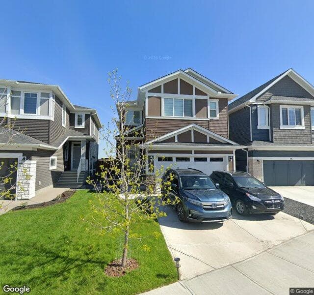Street view of 142 Creekside Way SW, Calgary