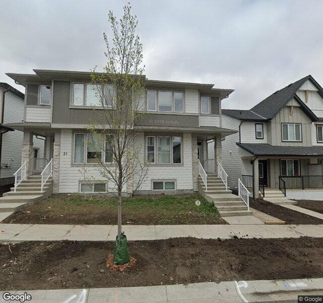 Street view of 17 Veranda Boulevard SW, Calgary