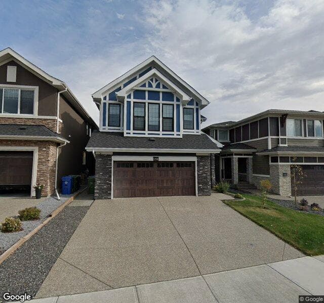 Street view of 158 W Grove Point SW, Calgary