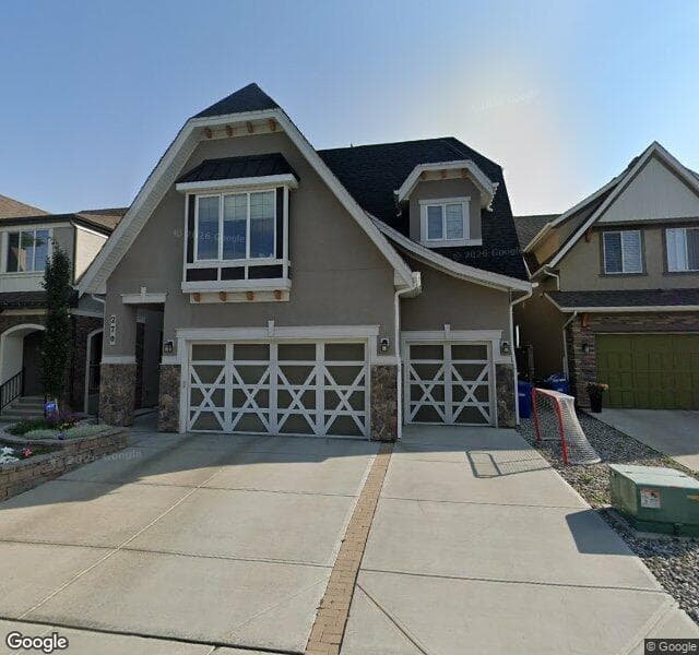Street view of 270 Mahogany Place SE, Calgary
