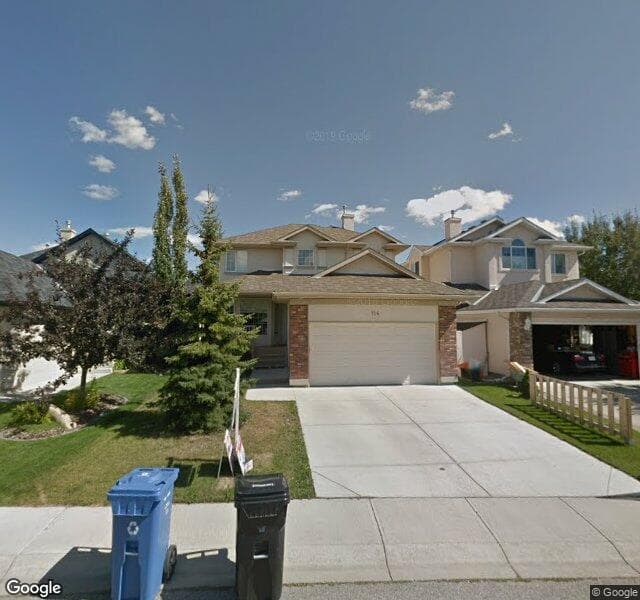Street view of 114 Tuscany Meadows Heights NW, Calgary