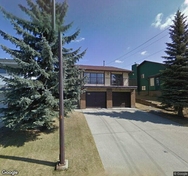Street view of 132 Hawkfield Crescent NW, Calgary