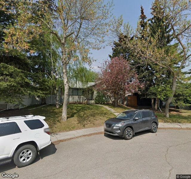 Street view of 3136 Blakiston Drive NW, Calgary