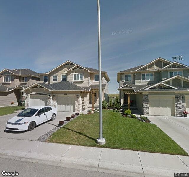 Street view of 122 Brightoncrest Grove SE, Calgary