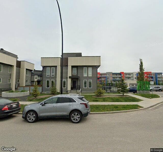 Street view of 114-19500 37 Street SE, Calgary