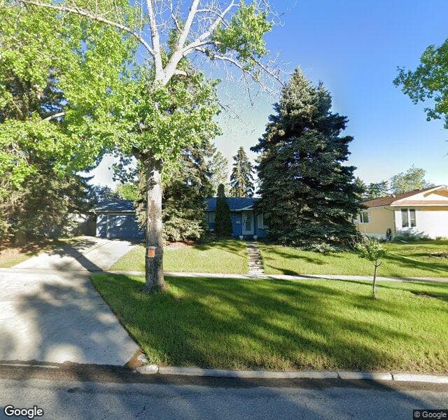 Street view of 1099 Acadia Drive SE, Calgary