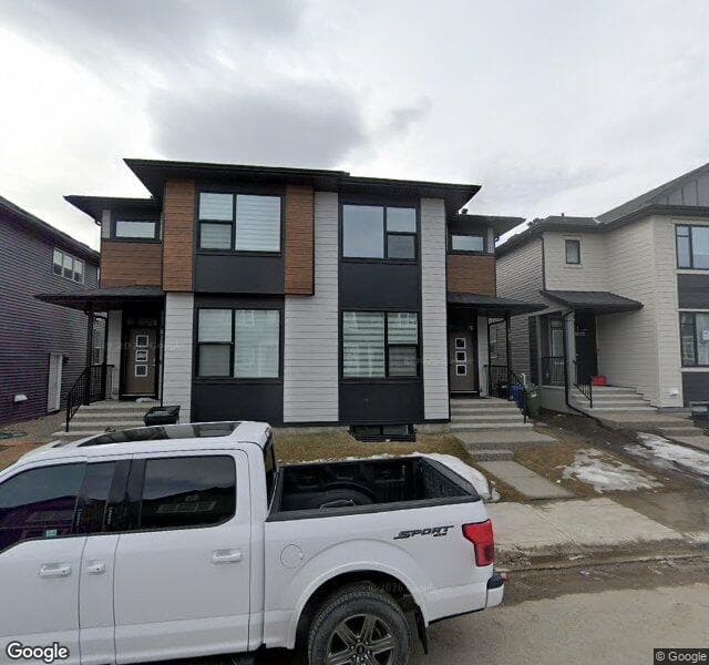 Street view of 109 Savanna Place NE, Calgary