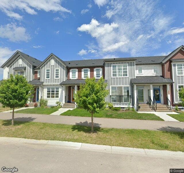 Street view of 458 Belmont Avenue SW, Calgary