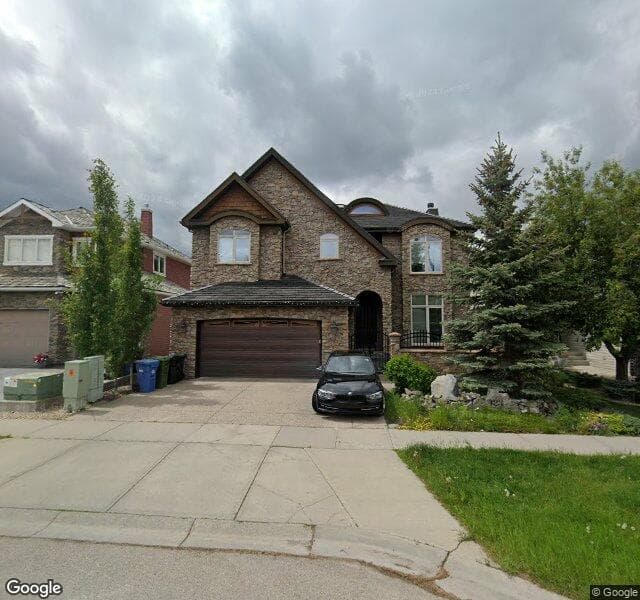 Street view of 423 Rocky Ridge Drive NW, Calgary