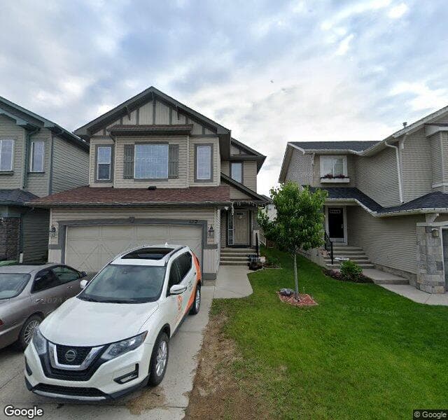 Street view of 122 New Brighton Lane SE, Calgary