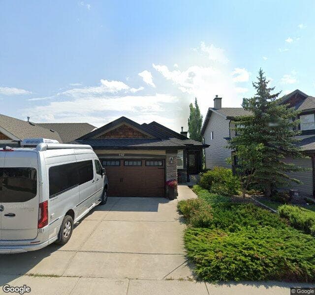 Street view of 110 Springbluff Heights SW, Calgary