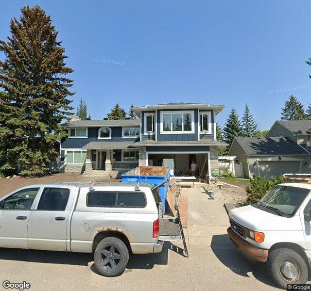 Street view of 1408 70 Avenue SW, Calgary