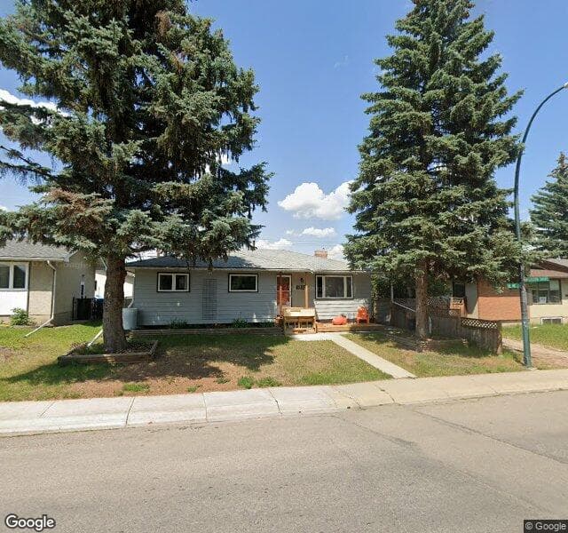 Street view of 3320 12 Avenue SE, Calgary
