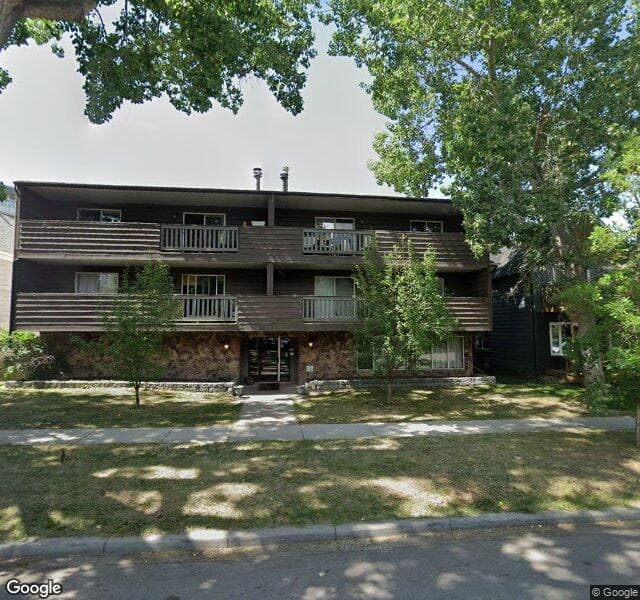 Street view of 1-1032 1 Avenue NW, Calgary