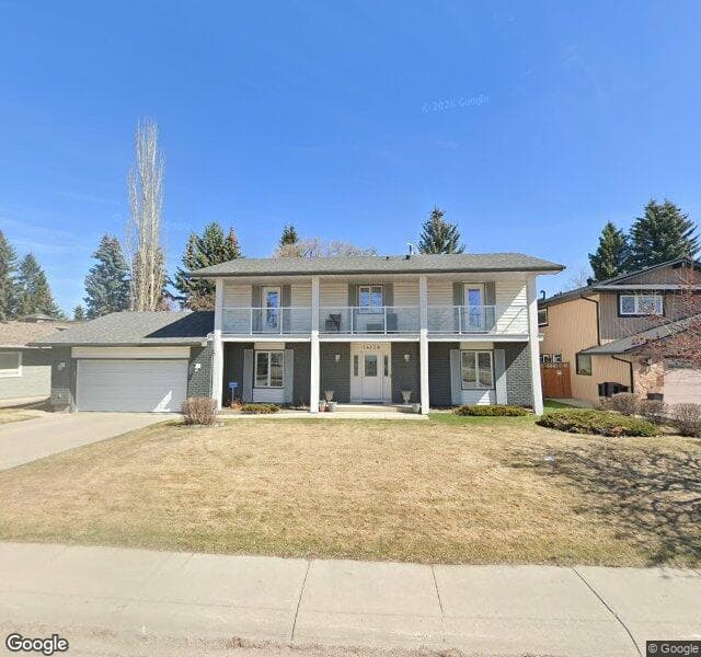 Street view of 14128 Park Estates Drive SE, Calgary