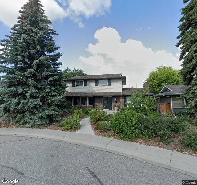 Street view of 123 Lake Adams Crescent SE, Calgary