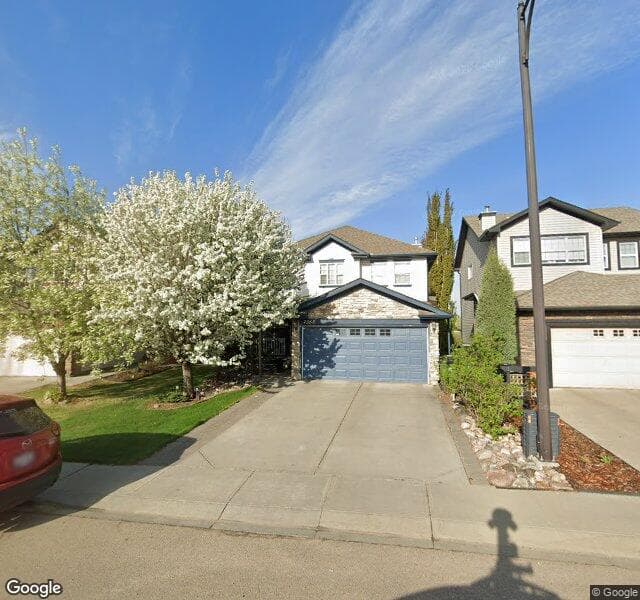 Street view of 7365 Singer Way NW, Edmonton