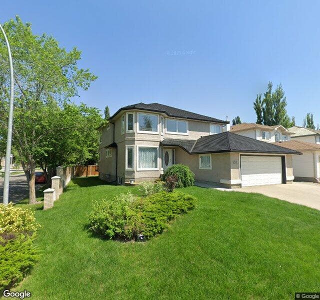 Street view of 107 Mount Douglas Close SE, Calgary
