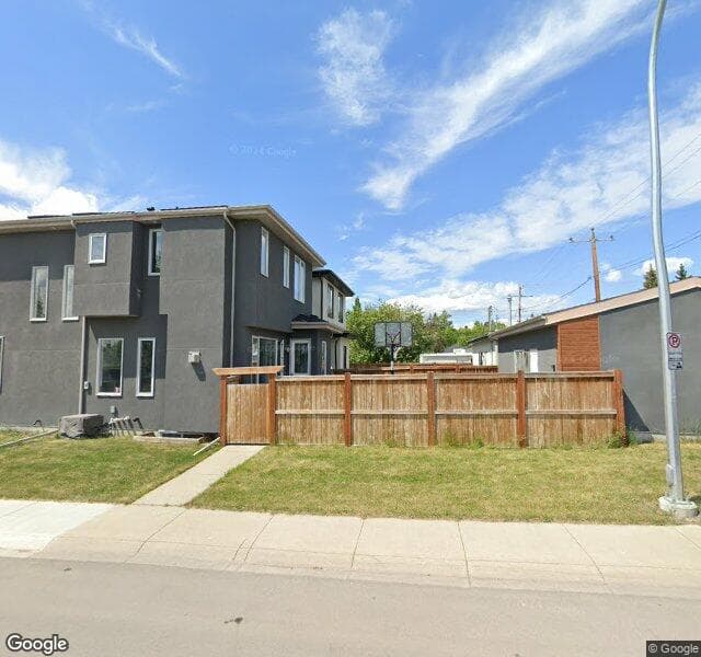 Street view of 2420 27 Avenue NW, Calgary