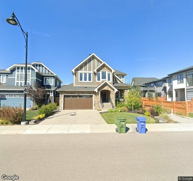 Street view of 153 Aspen Summit Drive SW, Calgary