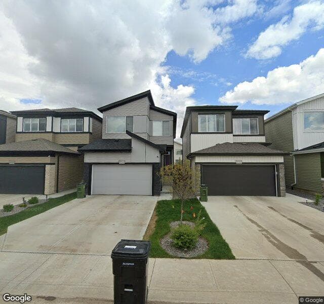 Street view of 17347 100 Street NW, Edmonton